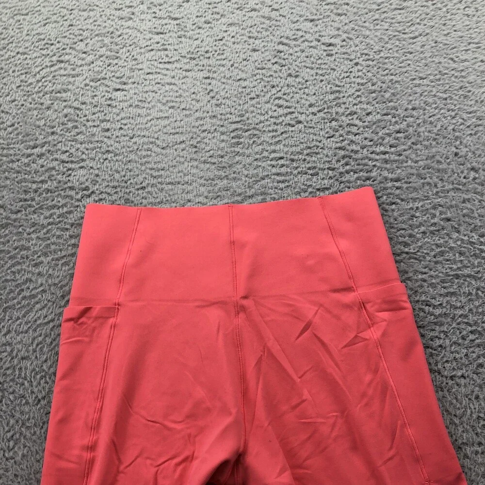 OFFLINE By Aerie Real Me Biker Shorts Womens Medium Pink High Rise 7 In Pockets